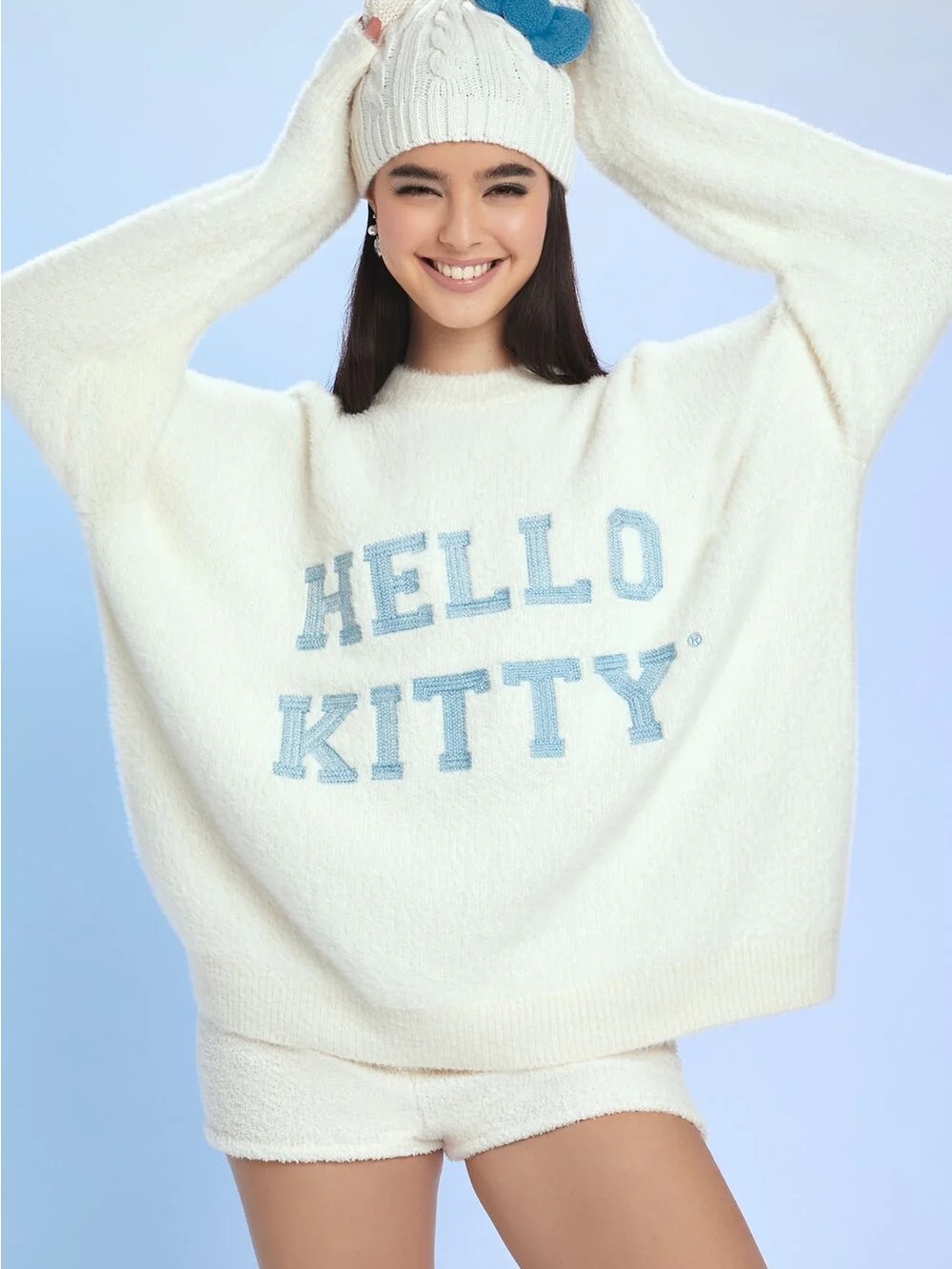 Forever 21 Hello Kitty Embroidered Sweater - Size S